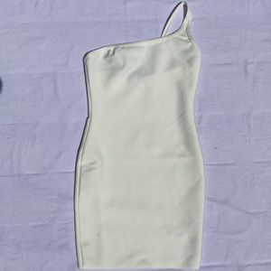 Forever 21 ivory body-con dress. NEW WITH TAGS!